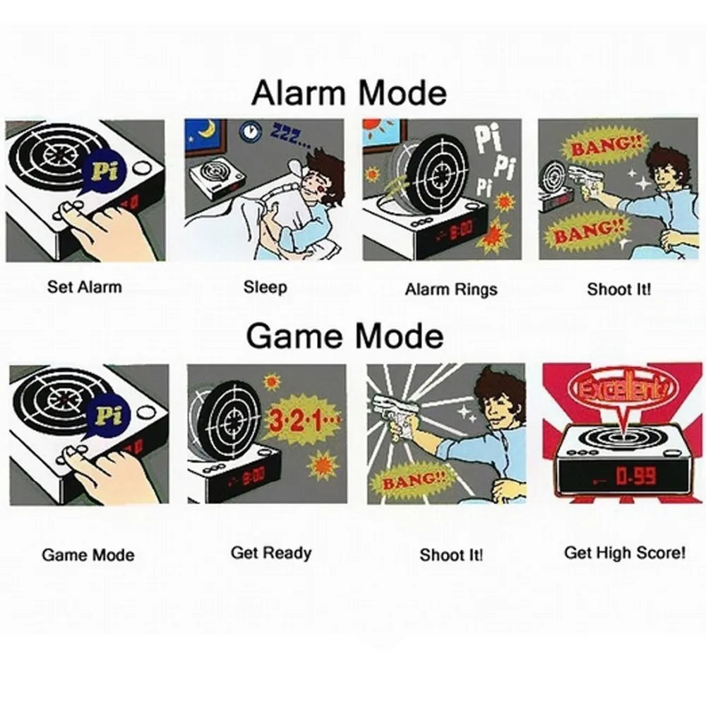 Target Alarm Clock - Side View