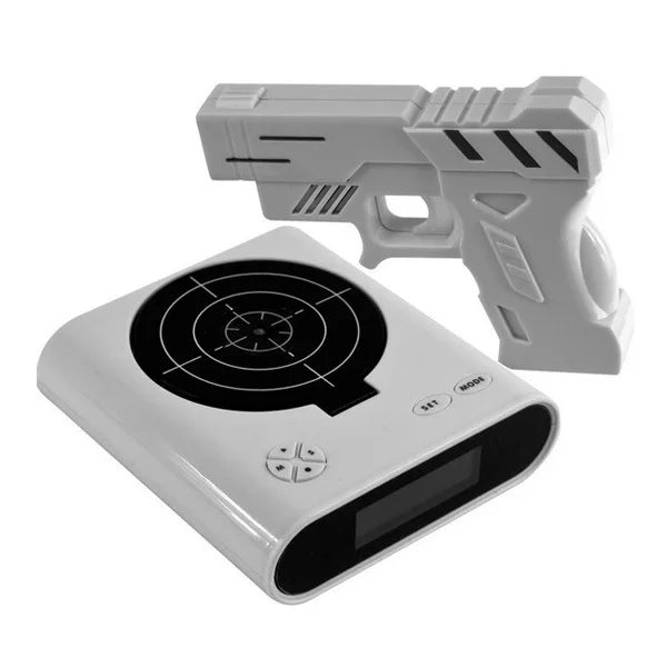 Target Alarm Clock - White - Side View